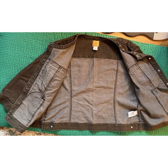 Vintage Ruby Rd Jean Jacket Sz 18 With Embellishments Y2K Grunge Boho Rocker 90s - Picture 11 of 16